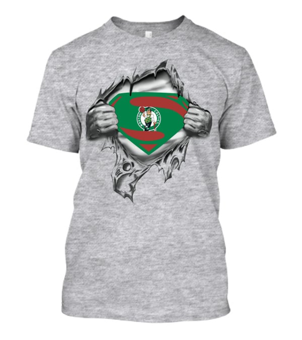 Boston Celtics Superhero Fusion Emblem T-Shirt