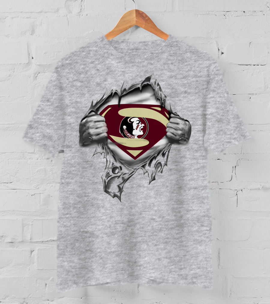 Superman Seminoles Logo Reveal T-Shirt