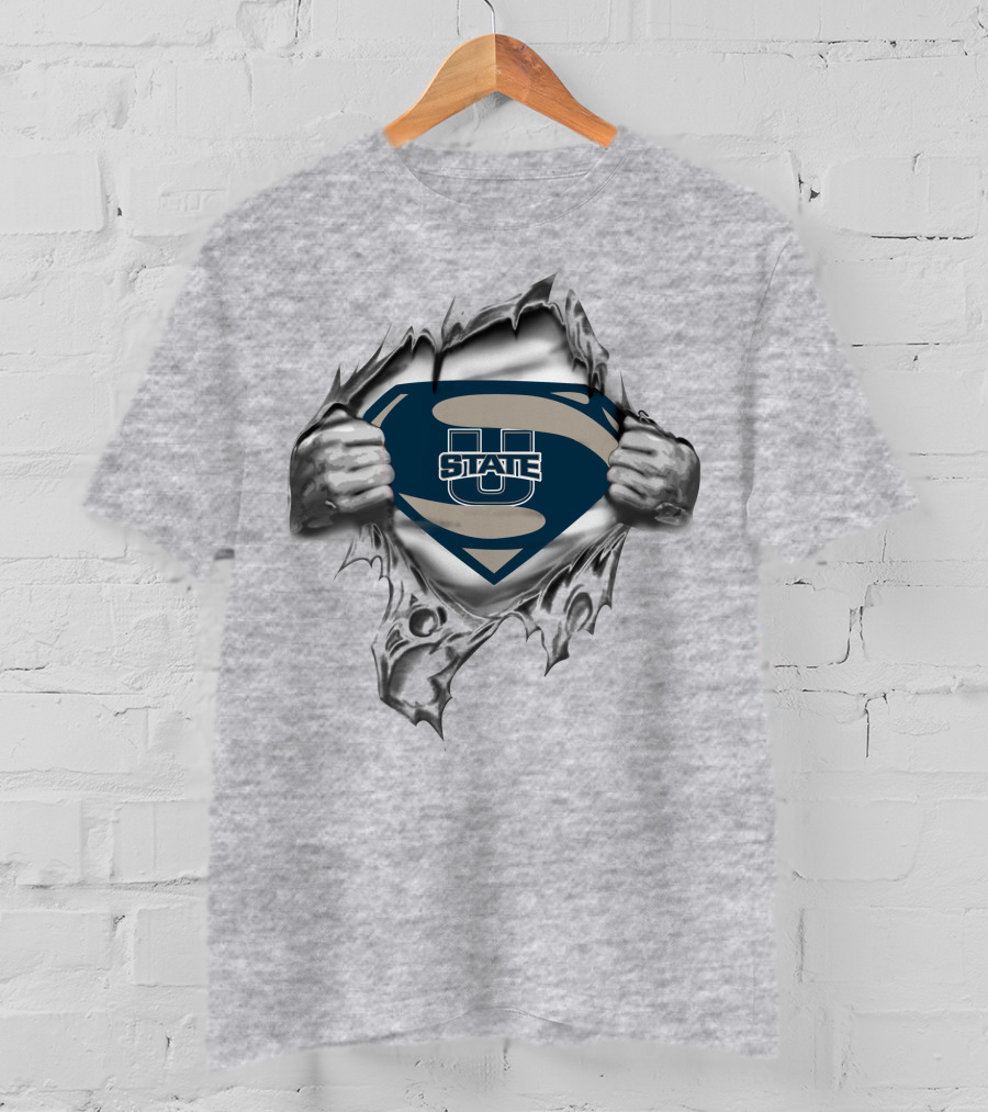 Utah State U Superman T-Shirt