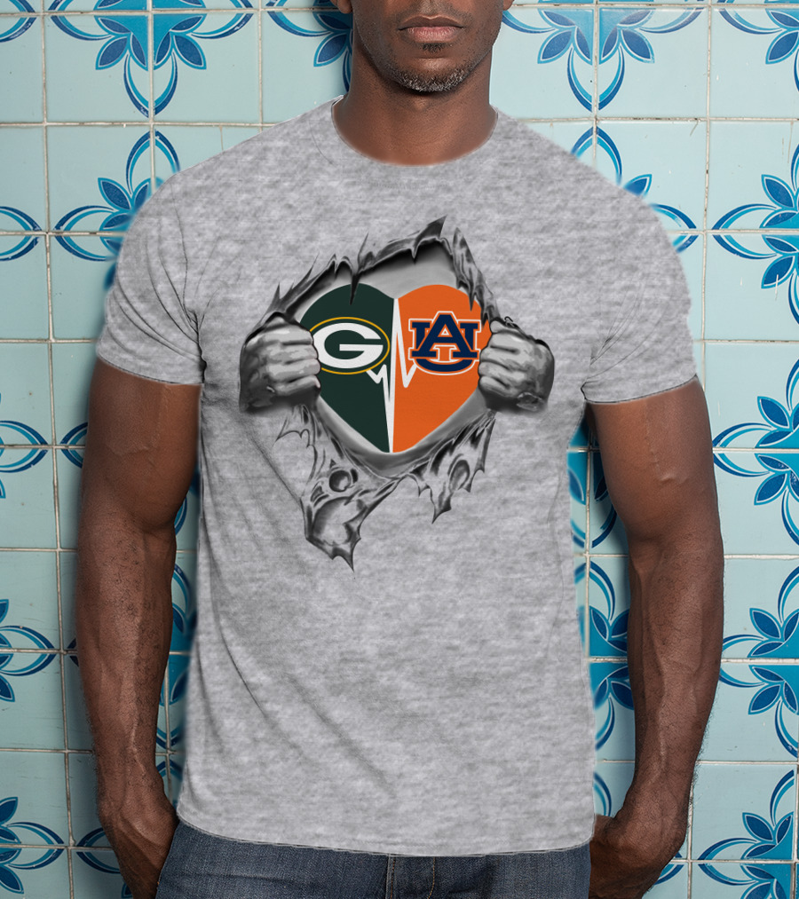 22 Front Packers Auburn Heart Packers T-Shirt