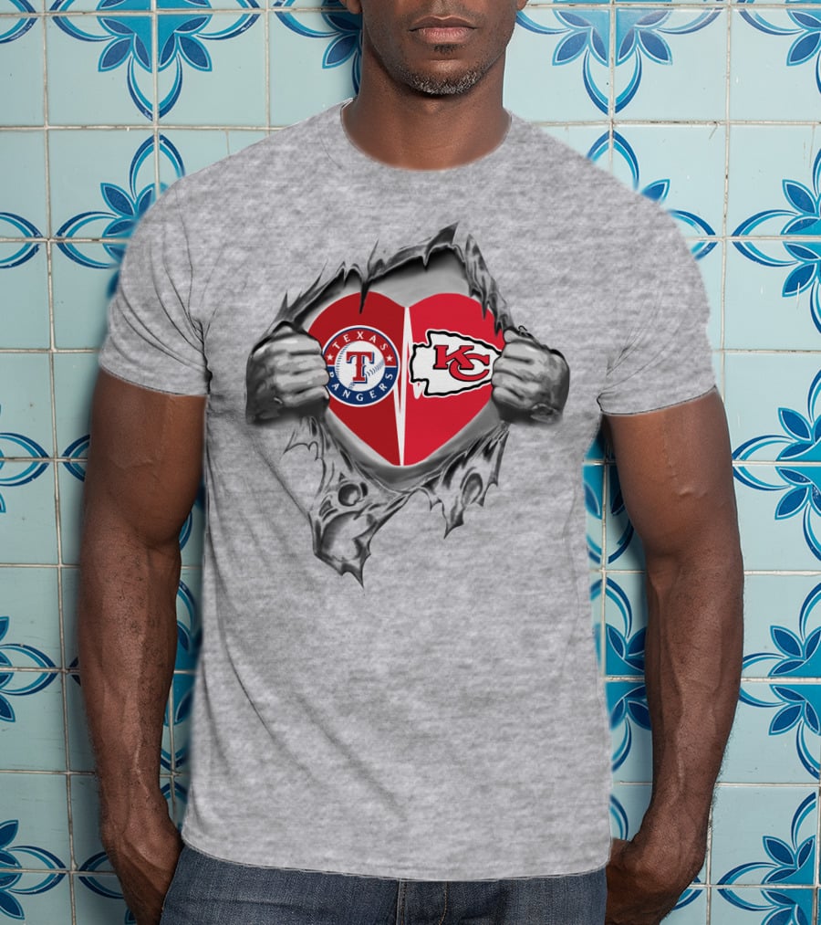 Texas Rangers Kansas City Chiefs Heartbreaking Loyalty T-Shirt