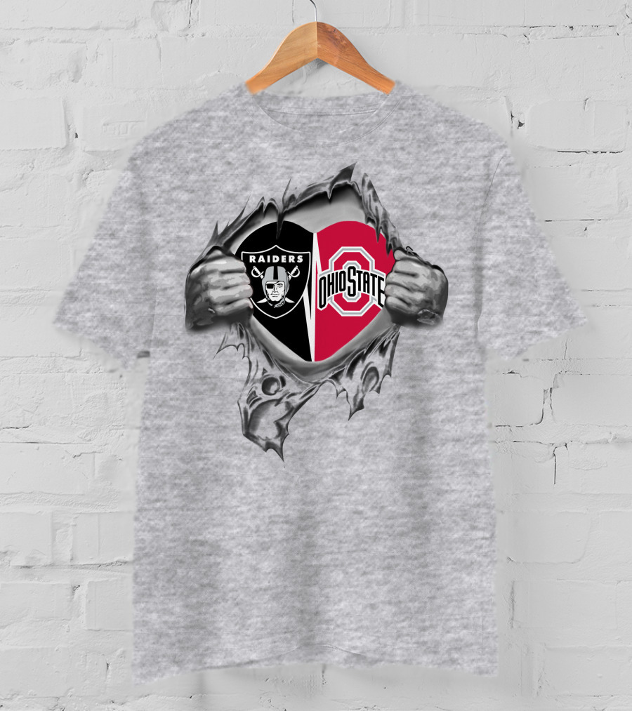 Raiders Ohio State Football Fusion T-Shirt