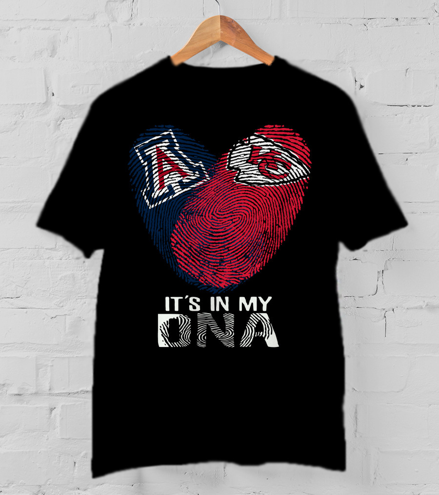 Arizona Wildcats Kansas City Chiefs It's In My DNA T-Shirt