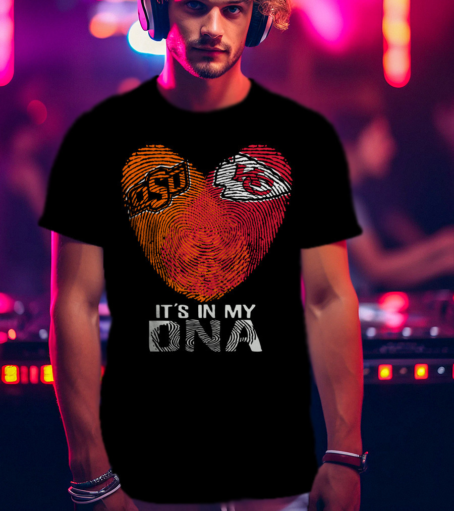 Oklahoma State OSU And Chiefs KC It's In My DNA T-Shirt