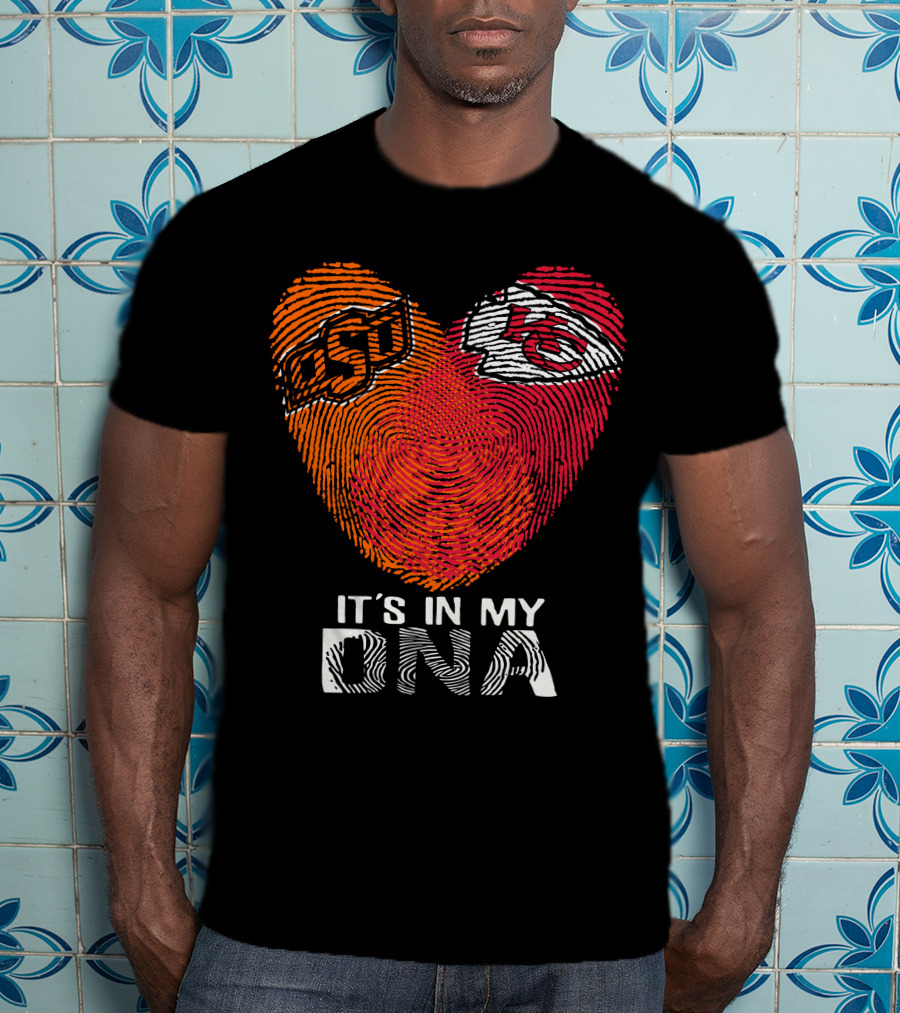 Oklahoma State OSU And Chiefs KC It's In My DNA T-Shirt