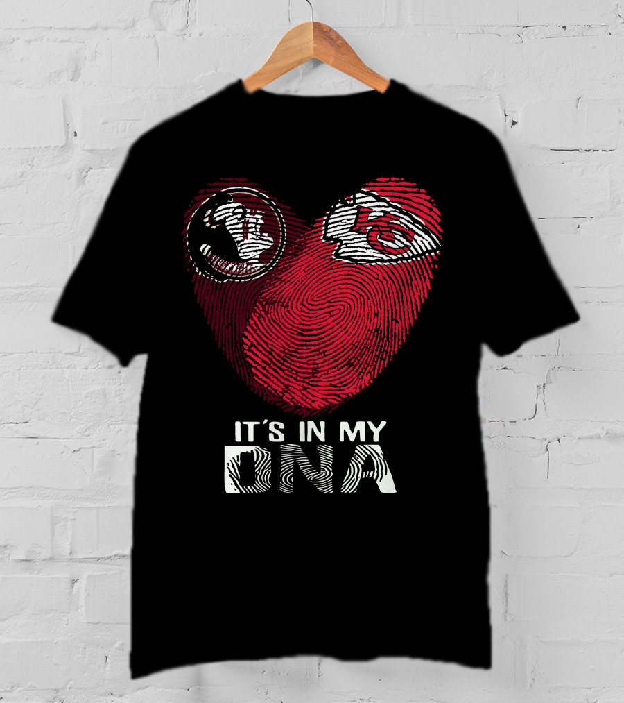 Seminoles Chiefs It's In My DNA Fingerprint T-Shirt