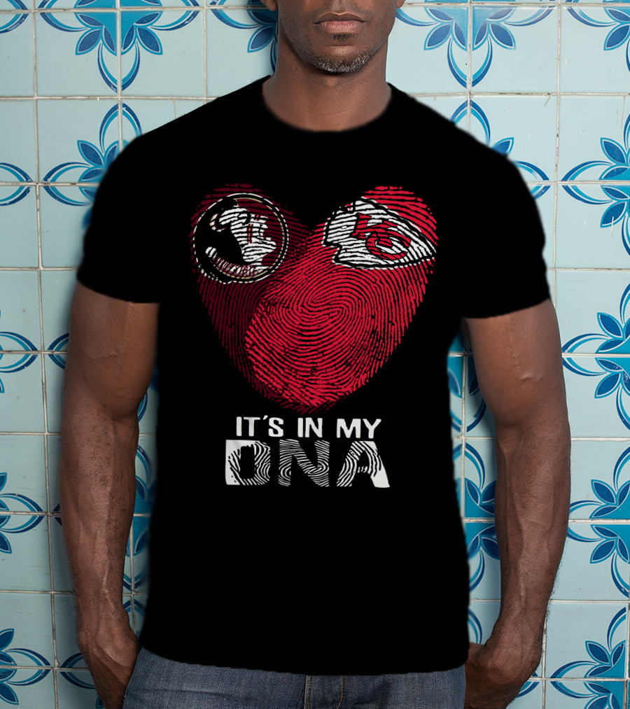 Seminoles Chiefs It's In My DNA Fingerprint T-Shirt