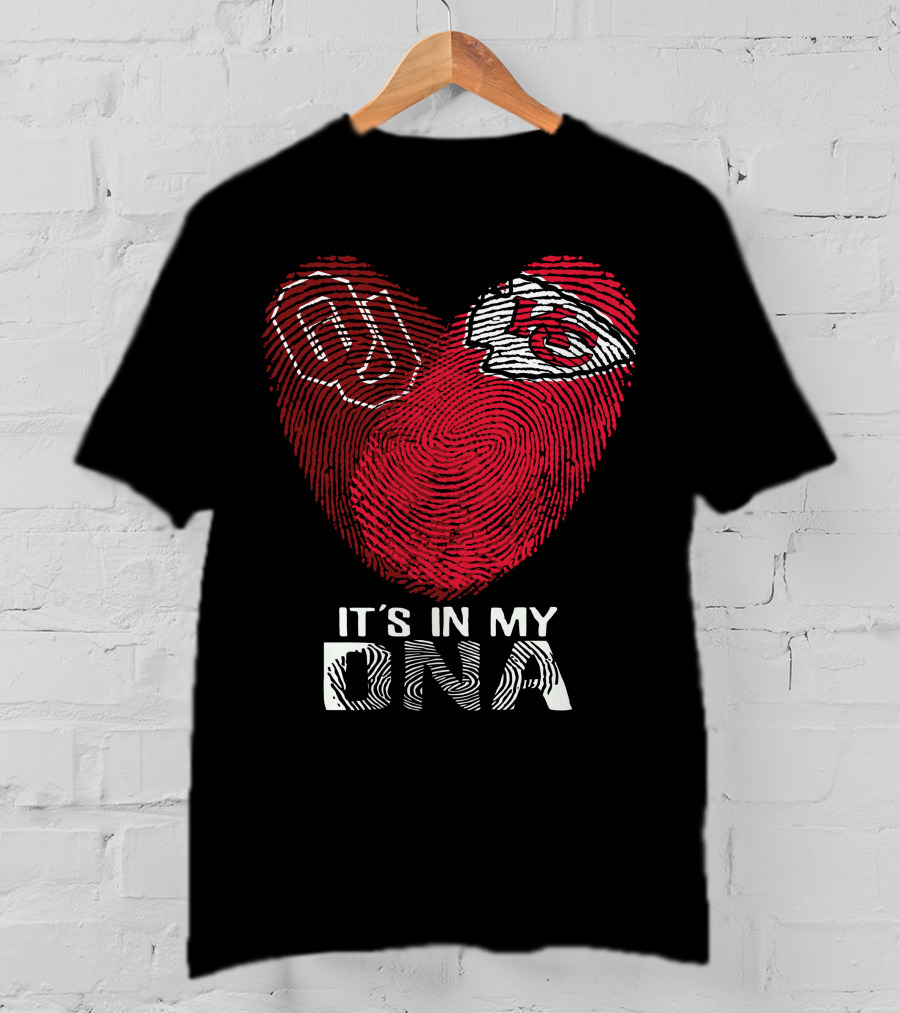 Sooners OU And Kansas City Chiefs It's In My DNA T-Shirt