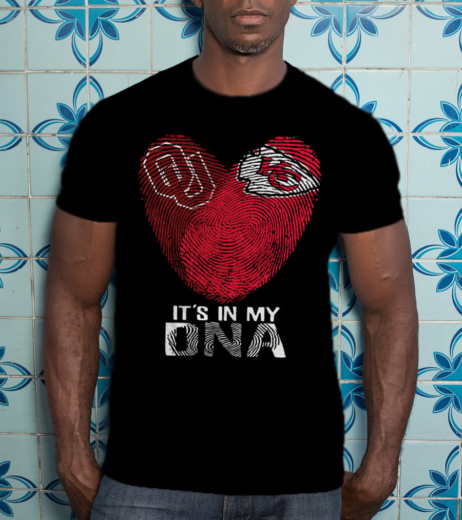 Sooners OU And Kansas City Chiefs It's In My DNA T-Shirt