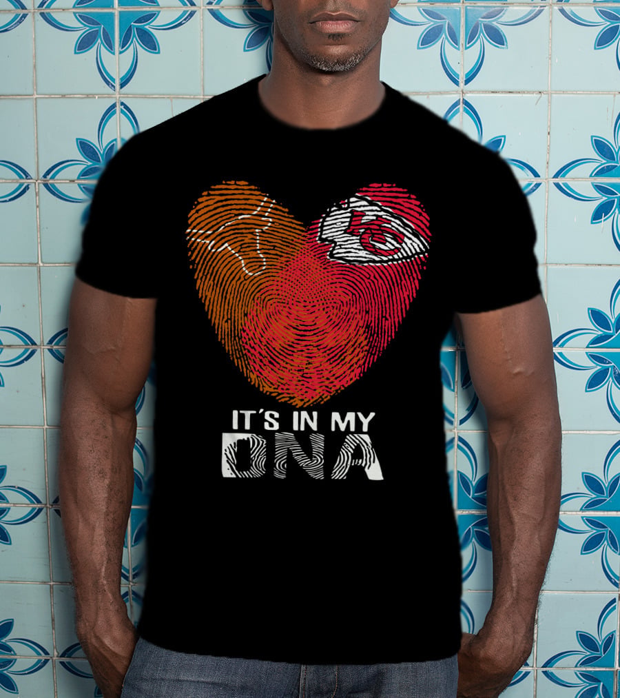 Texas Longhorns Chiefs Heart It's In My DNA T-Shirt