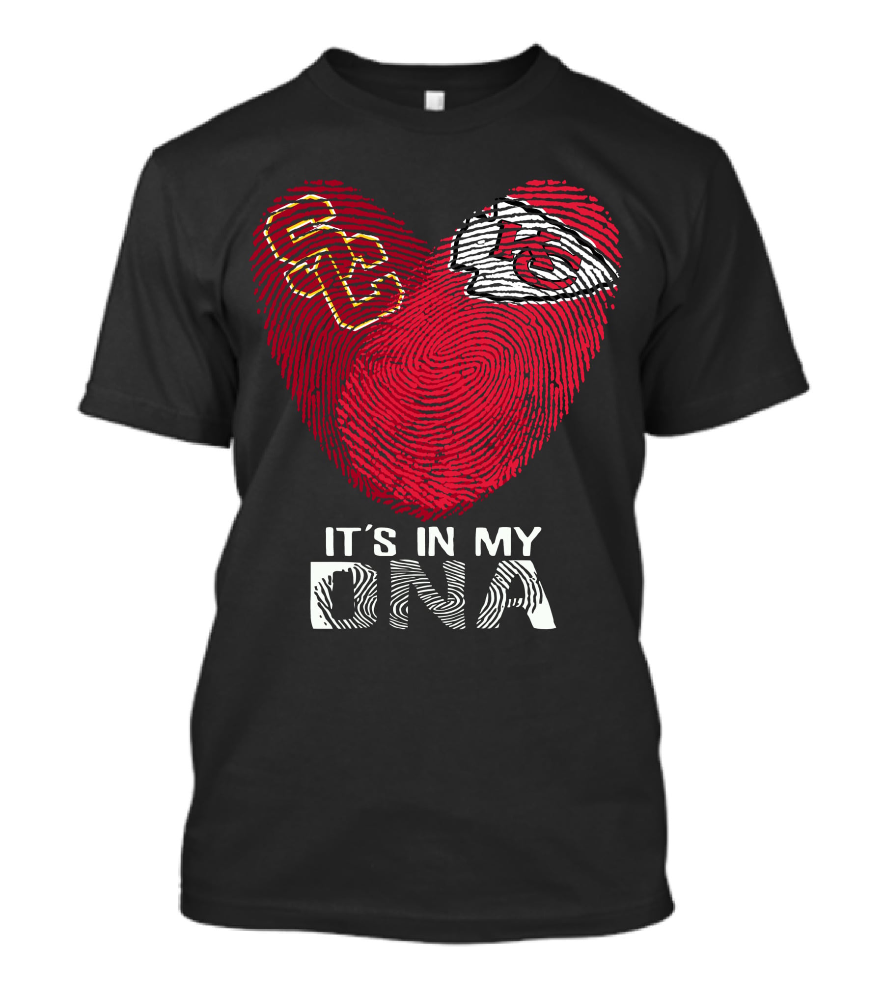 Usc Trojans Kansas City Chiefs It's In My Dna T-Shirt