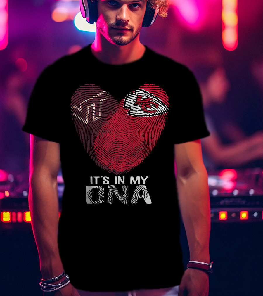 Virginia Tech Hokies Kansas City Chiefs It's In My DNA T-Shirt