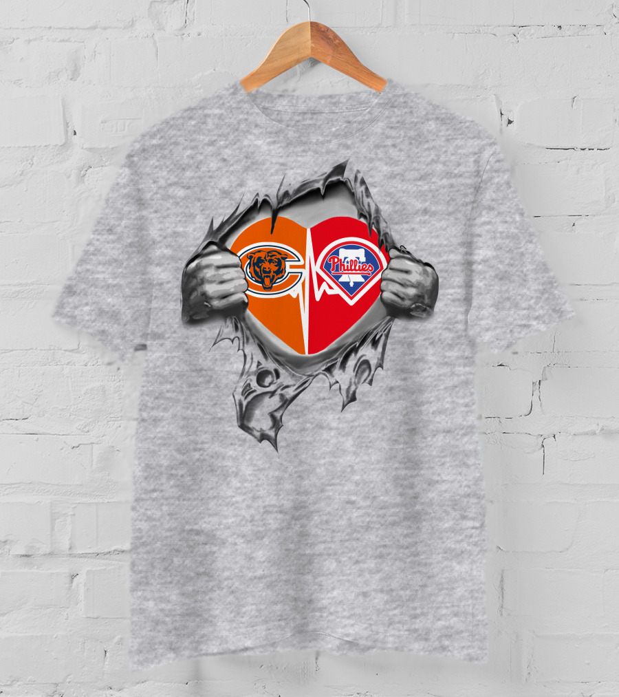 Bears Philadelphia Phillies It's In My Heart T-Shirt