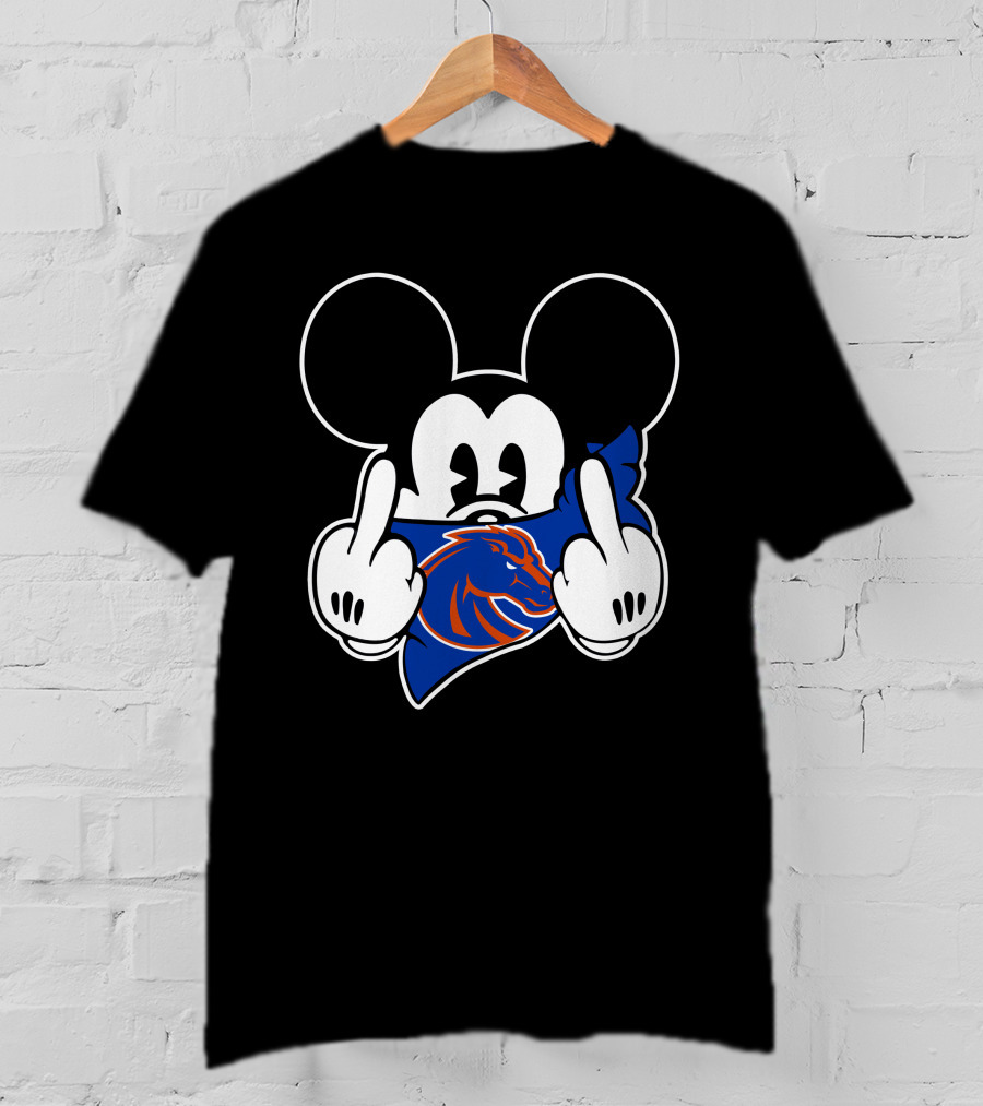 Boise State Broncos Mickey Ears Horse T-Shirt