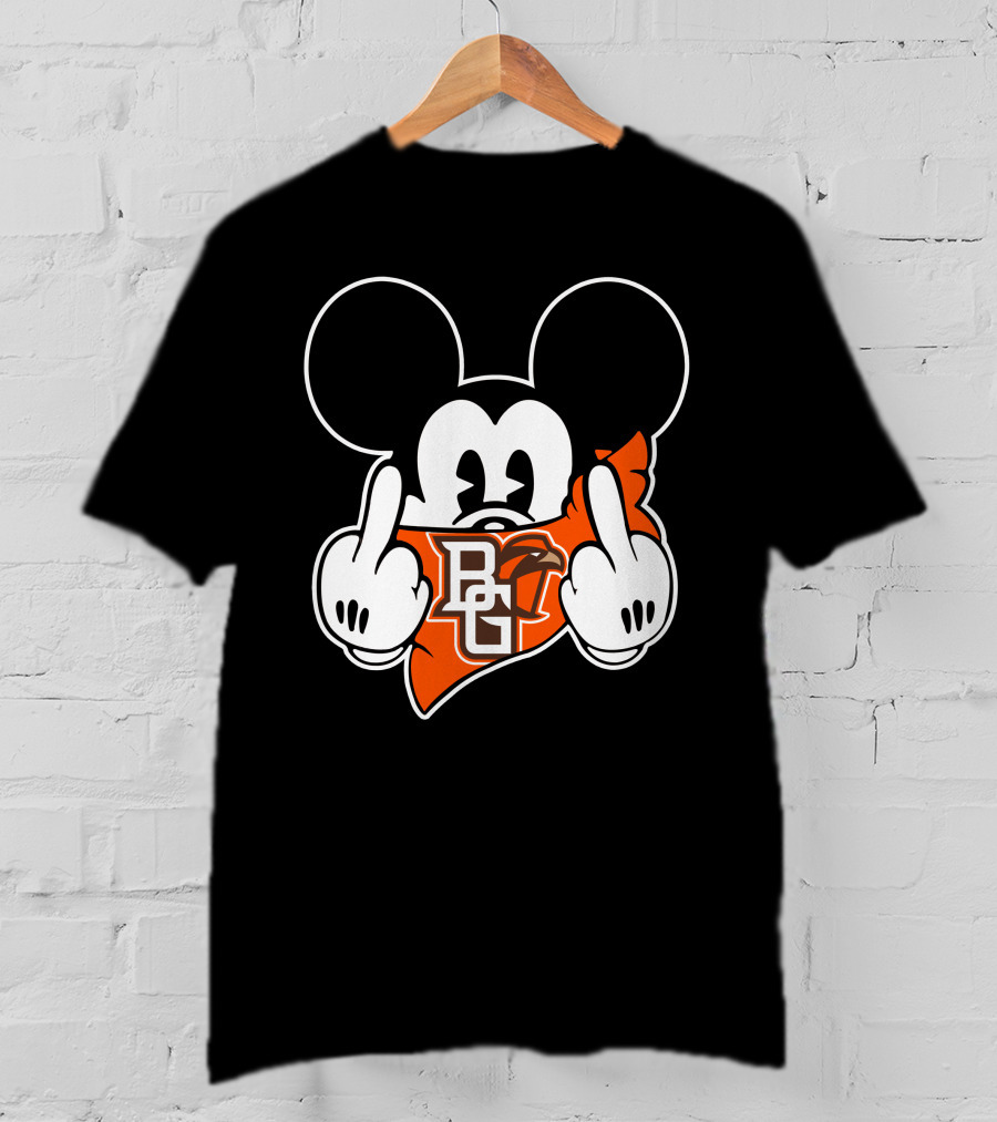 Bowling Green Falcons BG Middle Finger Mickey T-Shirt
