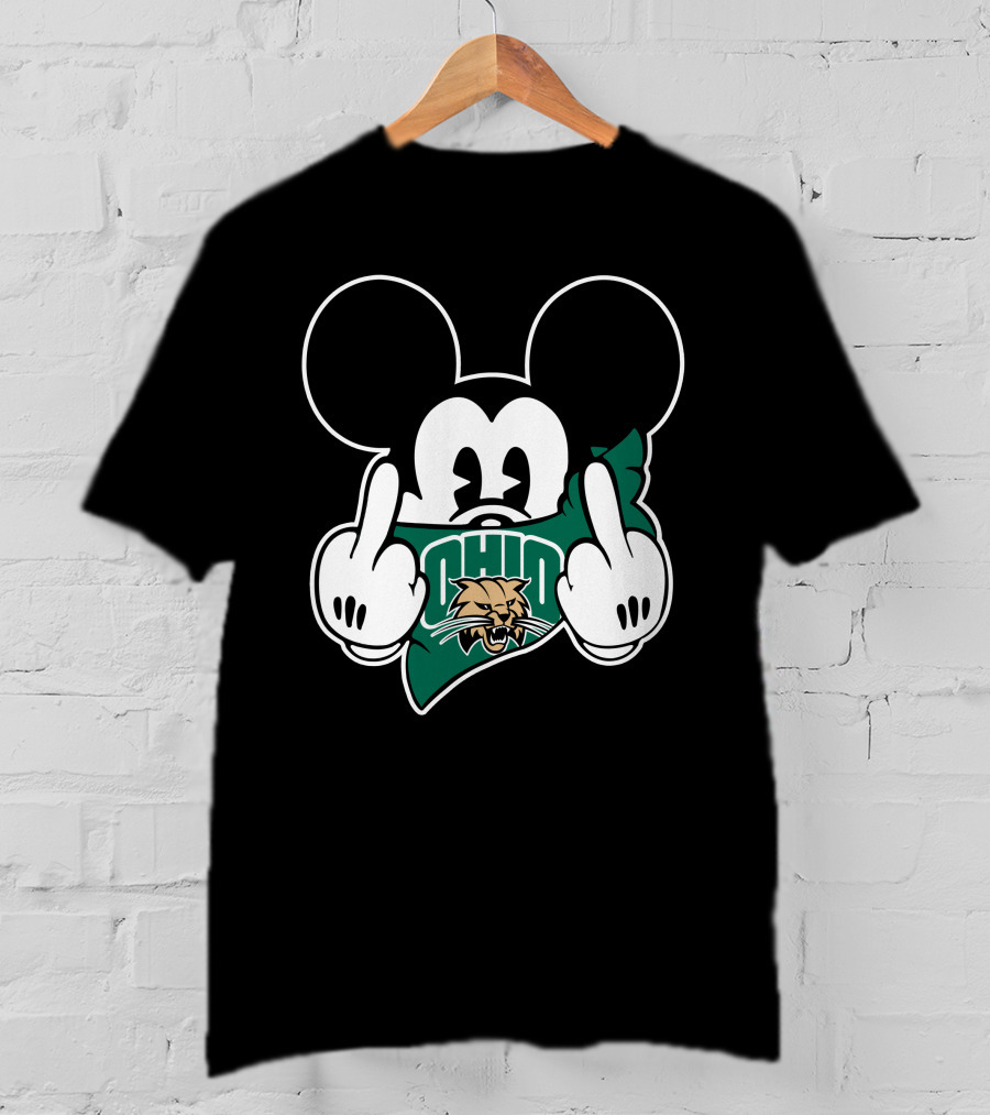 Ohio Bobcats Mickey Gesture T-Shirt