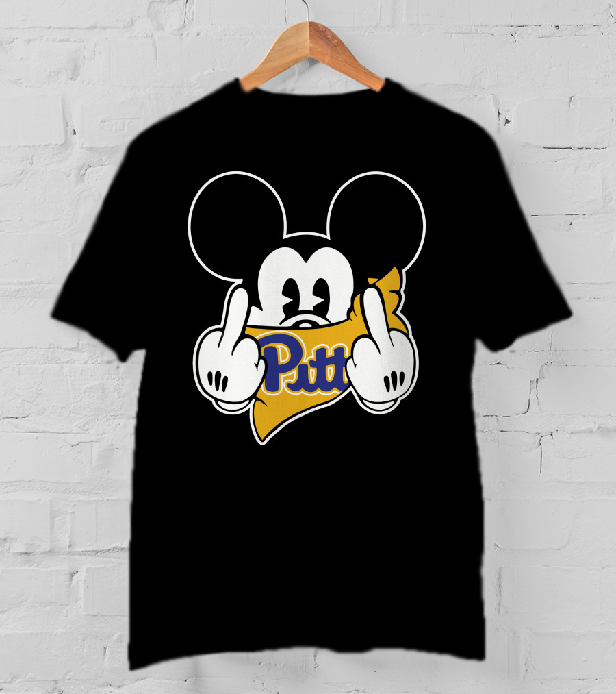 Pitt Panthers Mickey Gesture T-Shirt