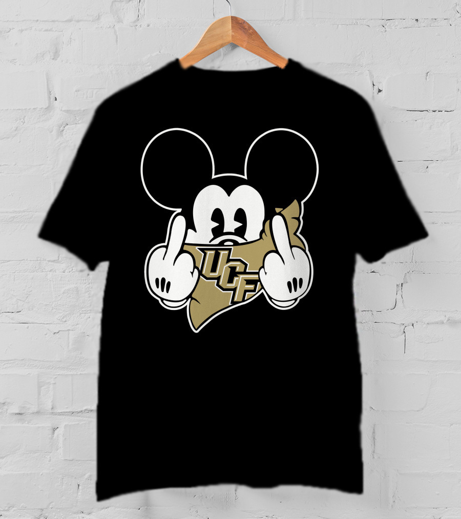 UCF Knights Mickey Middle Finger Gesture T-Shirt