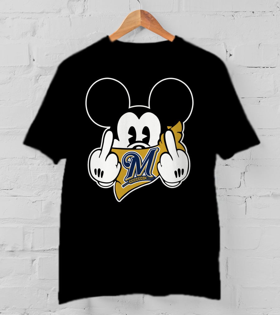 Mickey Brewers M Bandana Gesture T-Shirt
