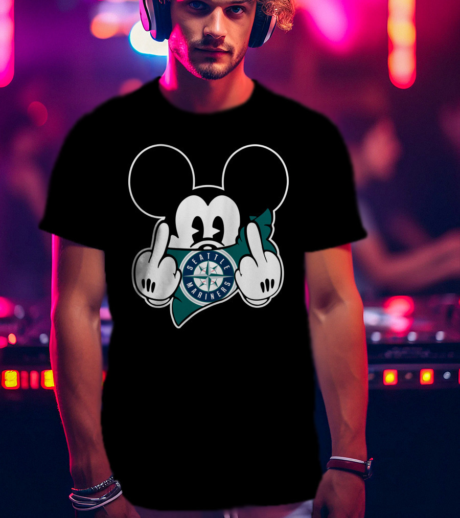 Seattle Mariners Mickey Gesture T-Shirt
