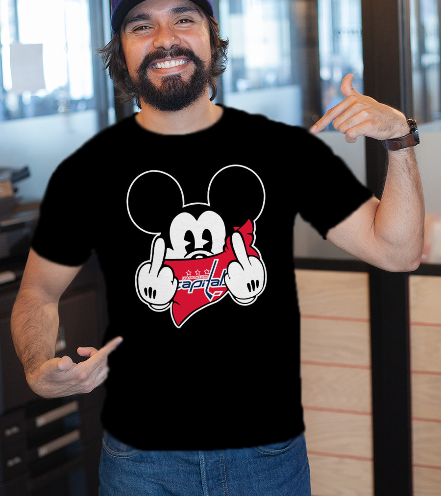 Washington Capitals Mickey Gesture T-Shirt
