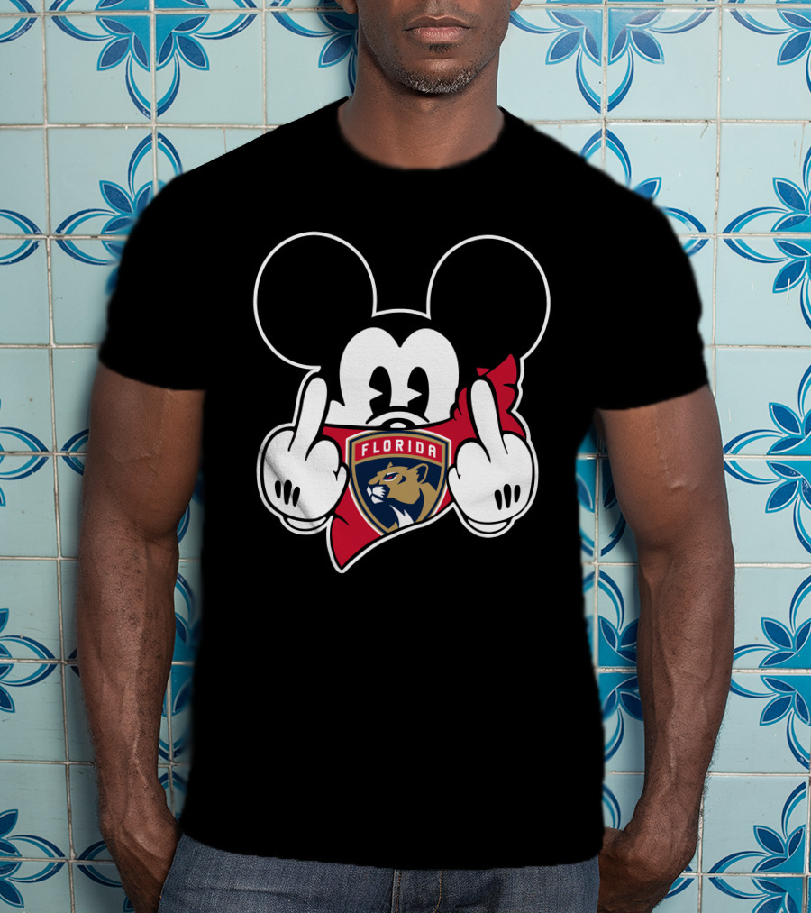 Florida Panthers Mickey Gesture T-Shirt