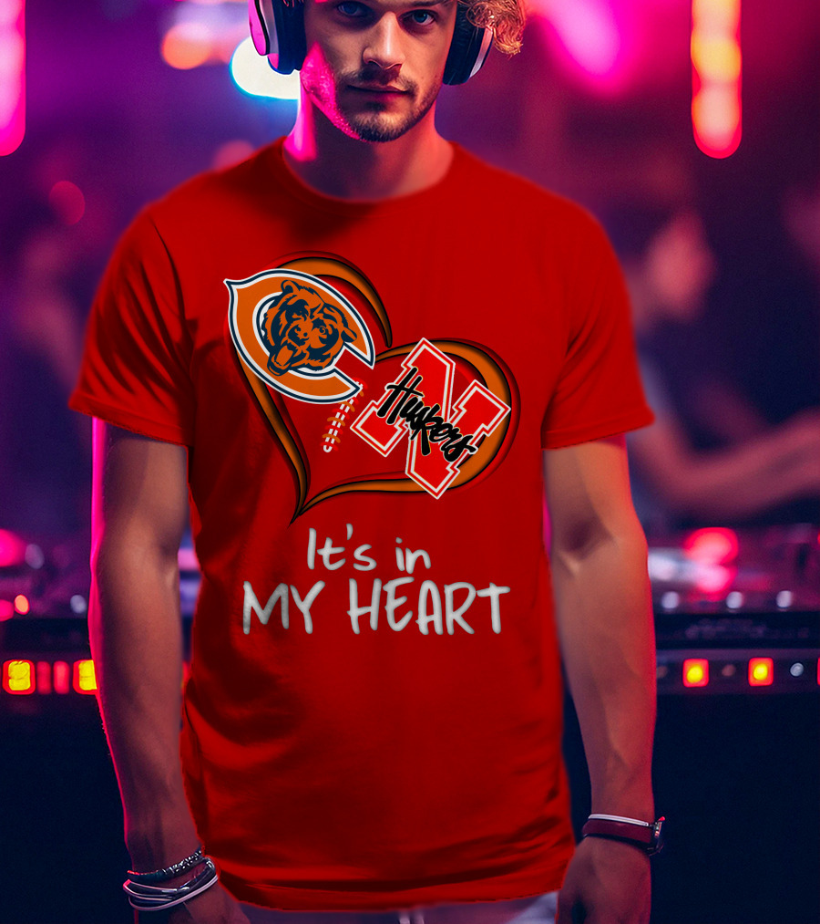 Bears Huskers It's In My Heart T-Shirt