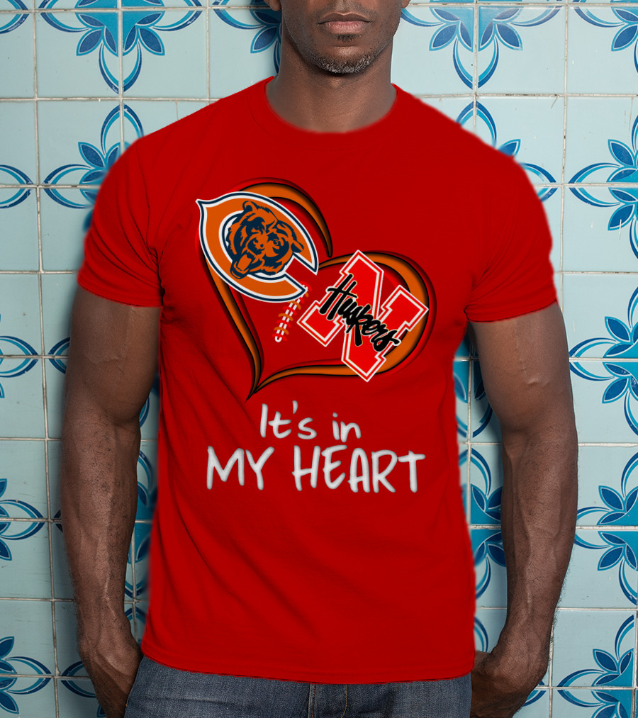 Bears Huskers It's In My Heart T-Shirt