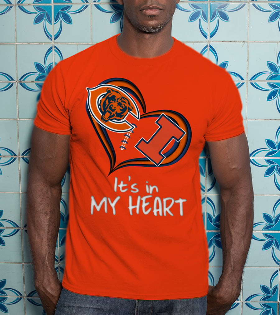 Bears Illinois It's In My Heart T-Shirt