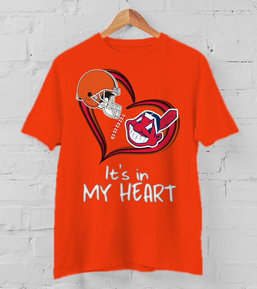 Browns Indians It's In My Heart T-Shirt
