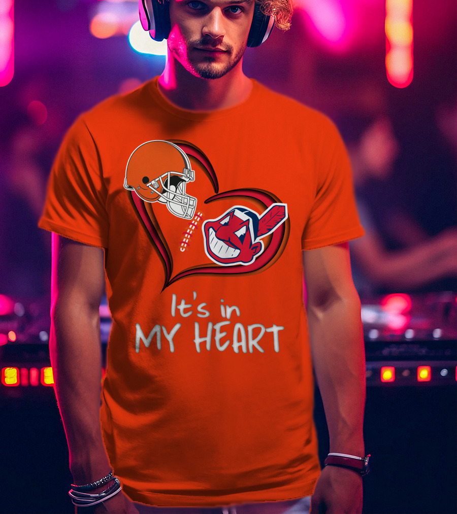 Browns Indians It's In My Heart T-Shirt