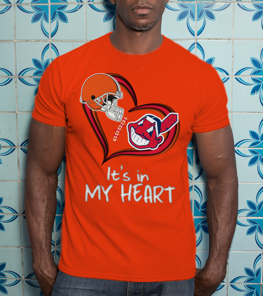 Browns Indians It's In My Heart T-Shirt