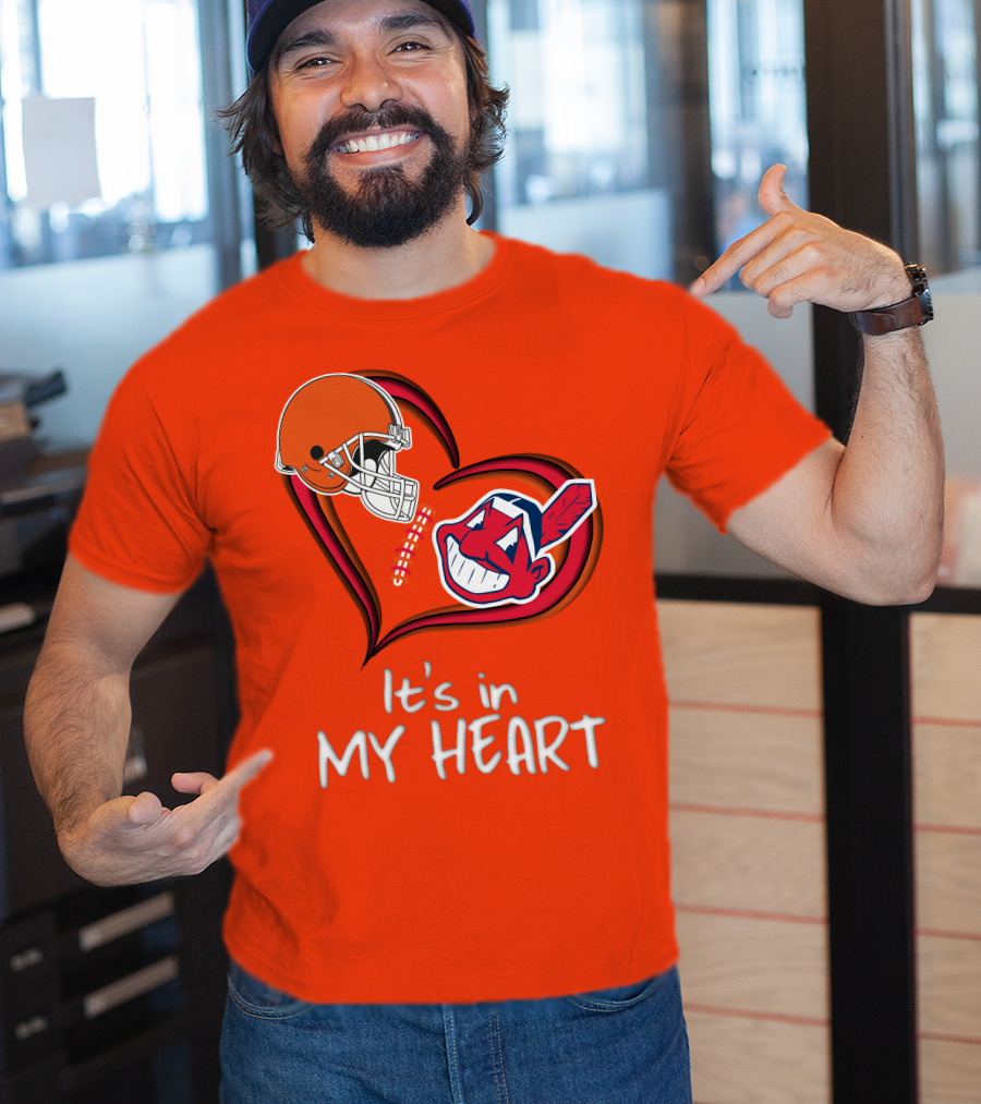 Browns Indians It's In My Heart T-Shirt