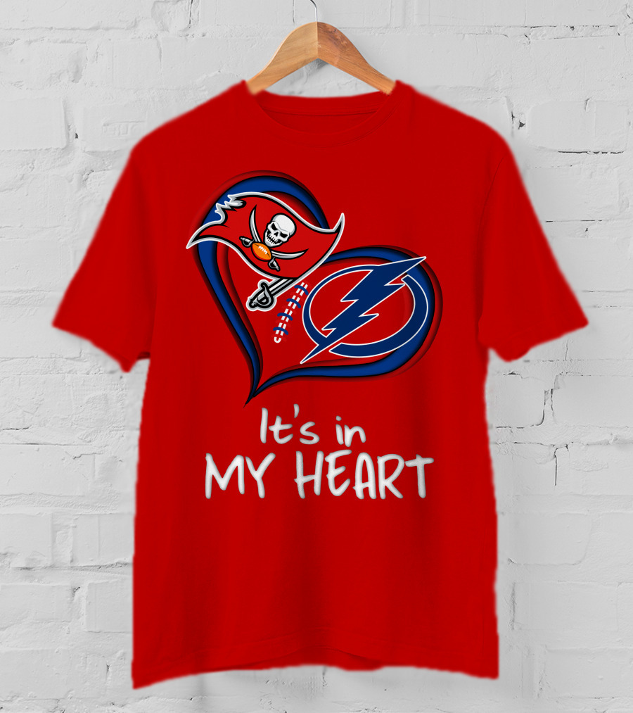 Buccaneers Lightning It's In My Heart T-Shirt