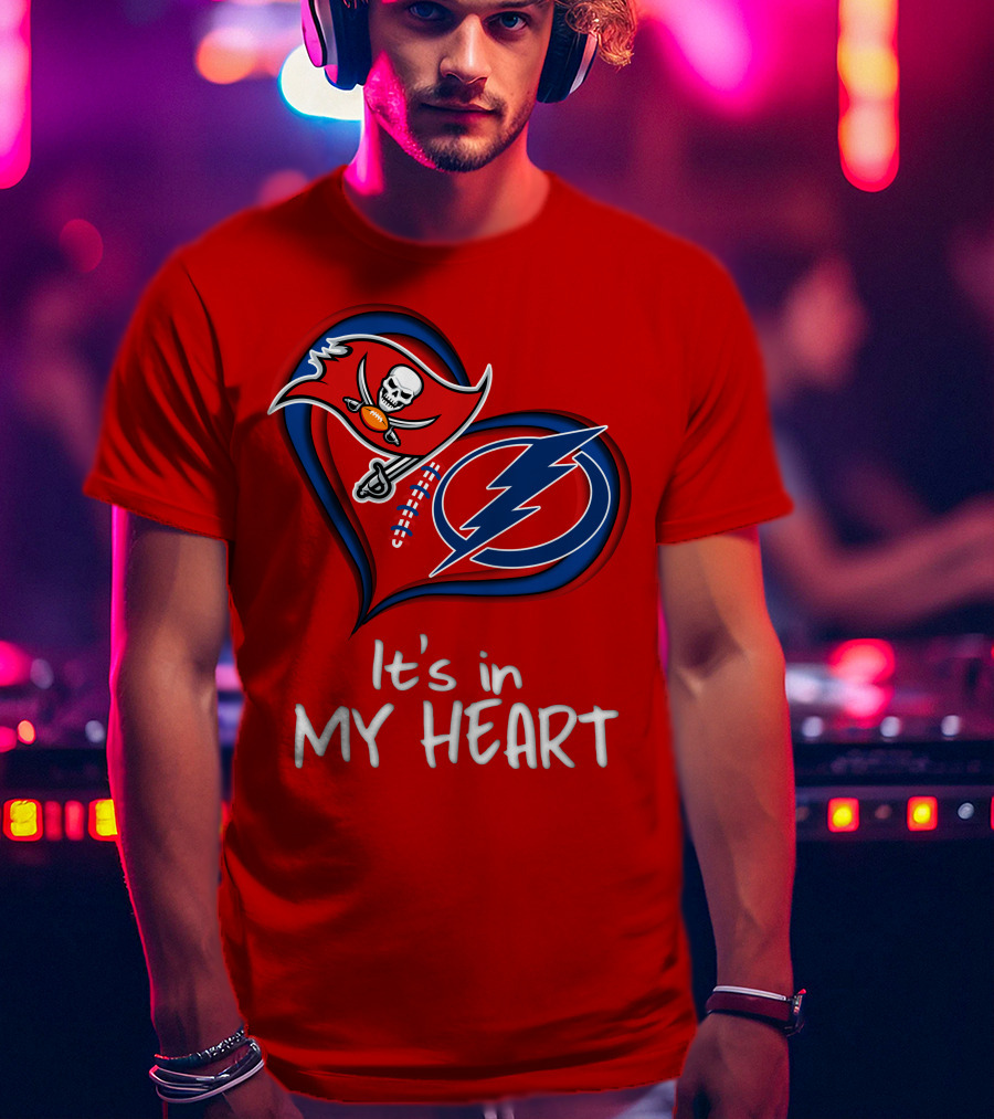 Buccaneers Lightning It's In My Heart T-Shirt