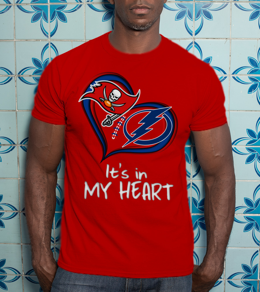 Buccaneers Lightning It's In My Heart T-Shirt