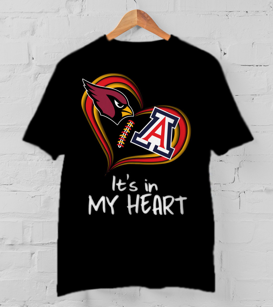 Cardinals Arizona A It's In My Heart T-Shirt