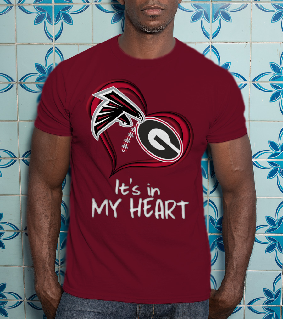 Falcons Bulldogs It's In My Heart T-Shirt