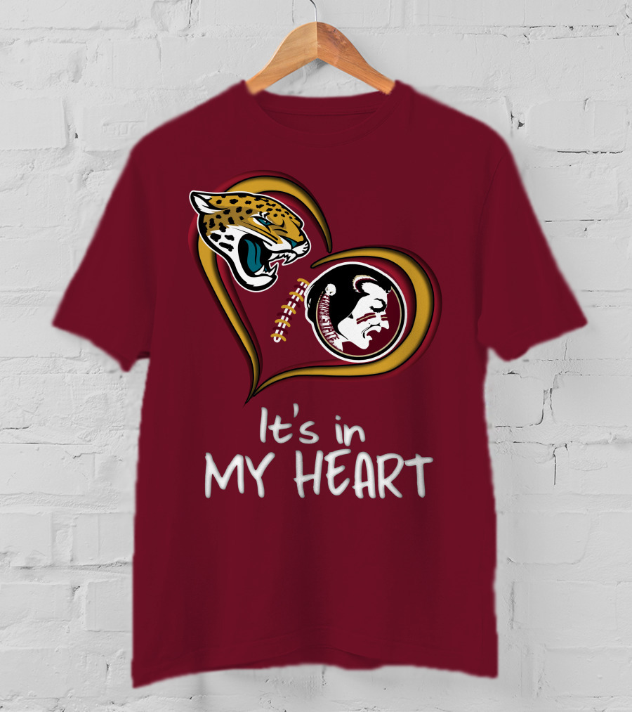 Jaguars Seminoles It's In My Heart T-Shirt