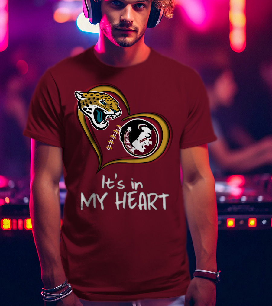 Jaguars Seminoles It's In My Heart T-Shirt