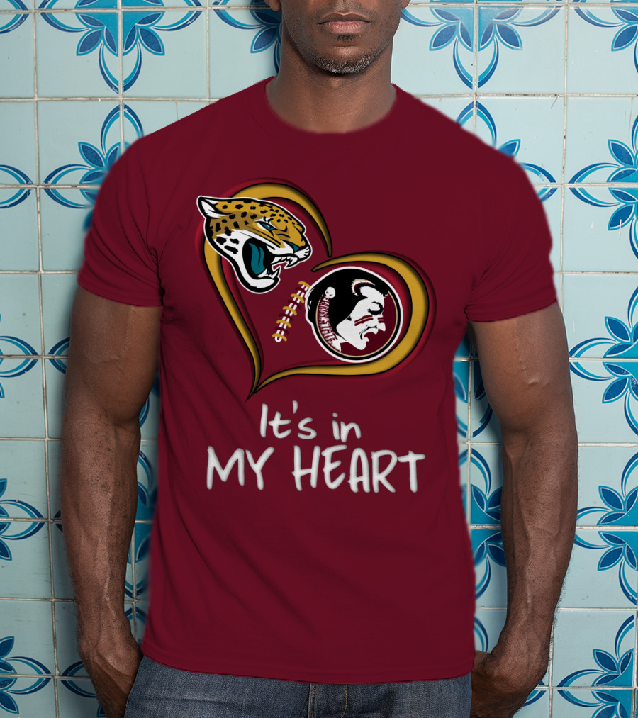 Jaguars Seminoles It's In My Heart T-Shirt