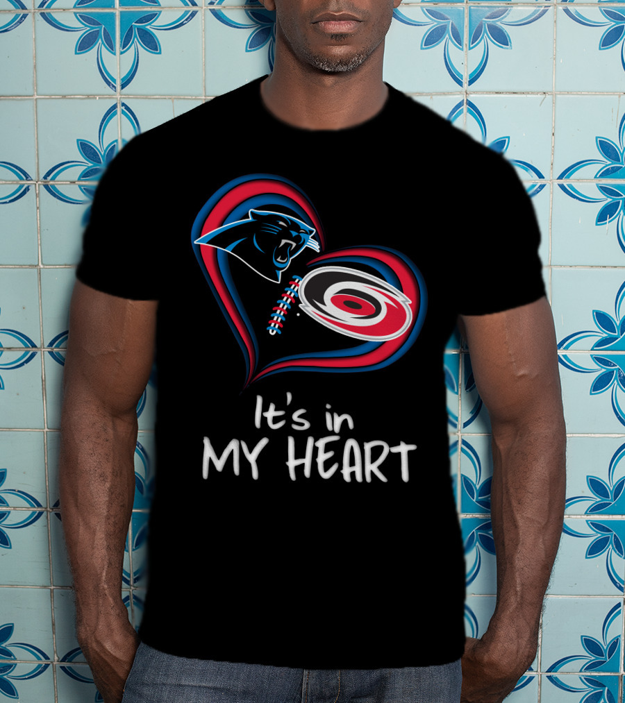 Panthers Hurricanes It's In My Heart T-Shirt