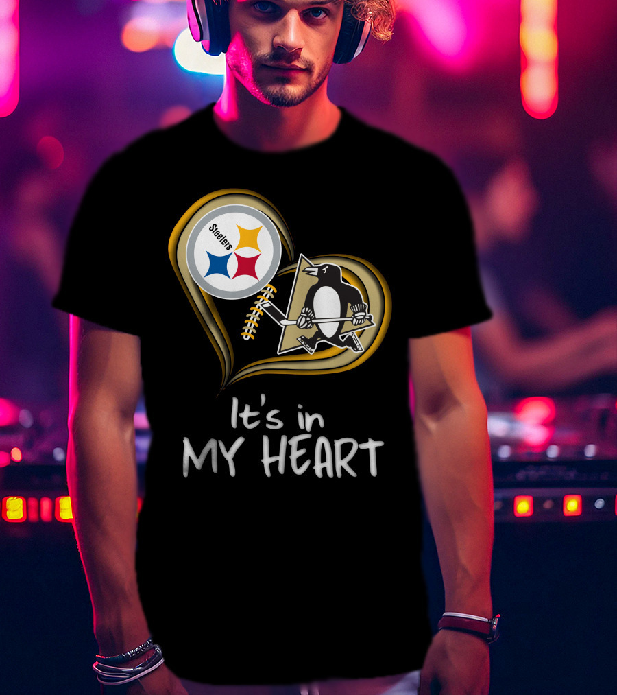 Steelers Penguins It's In My Heart T-Shirt