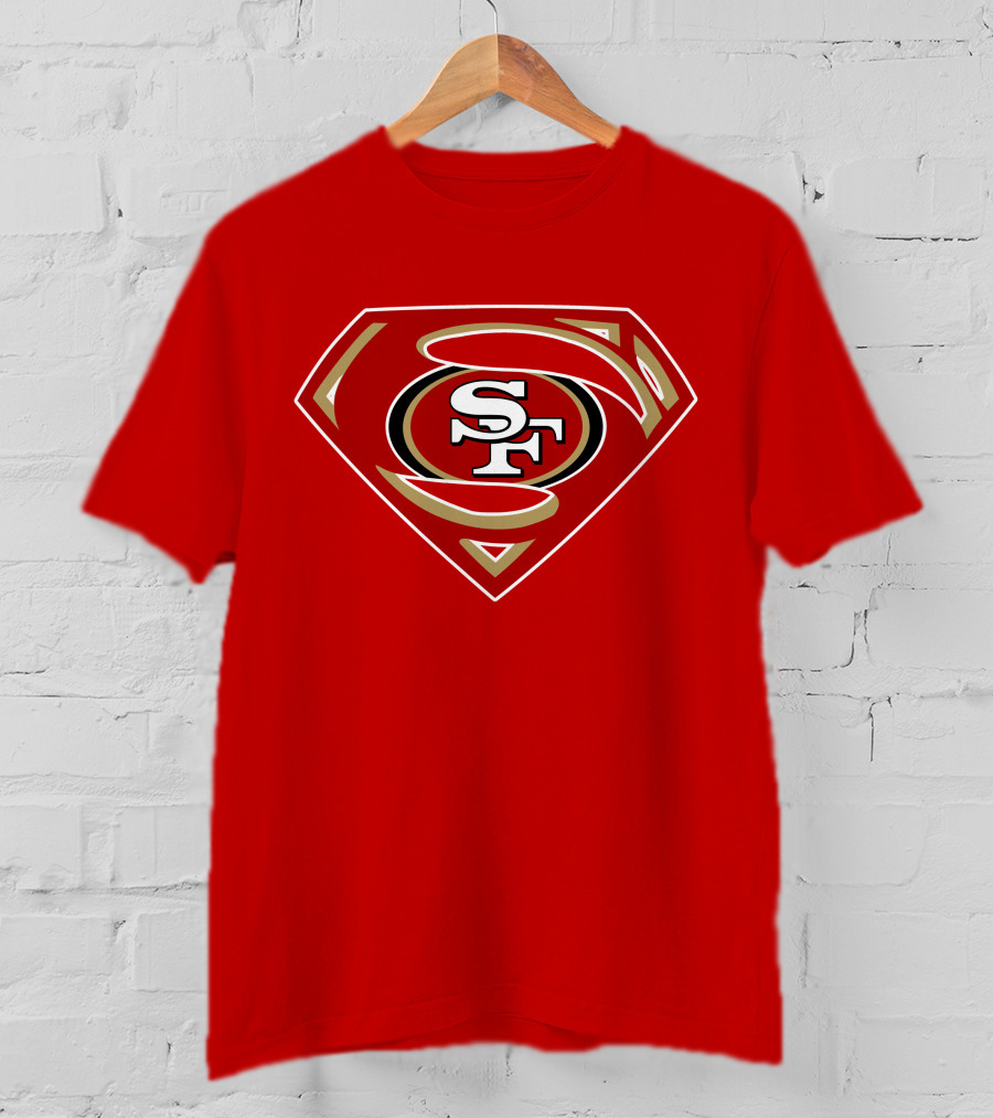 Sf 49ers Superhero T-Shirt