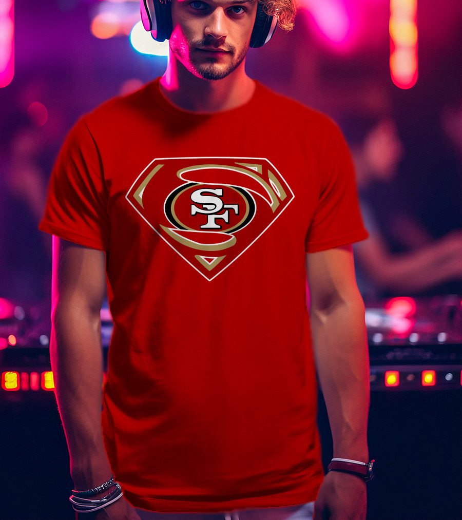 Sf 49ers Superhero T-Shirt