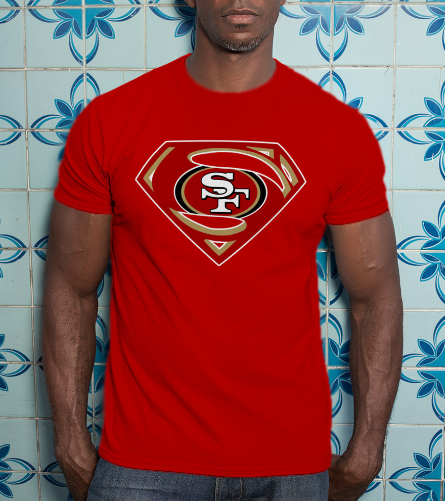 Sf 49ers Superhero T-Shirt