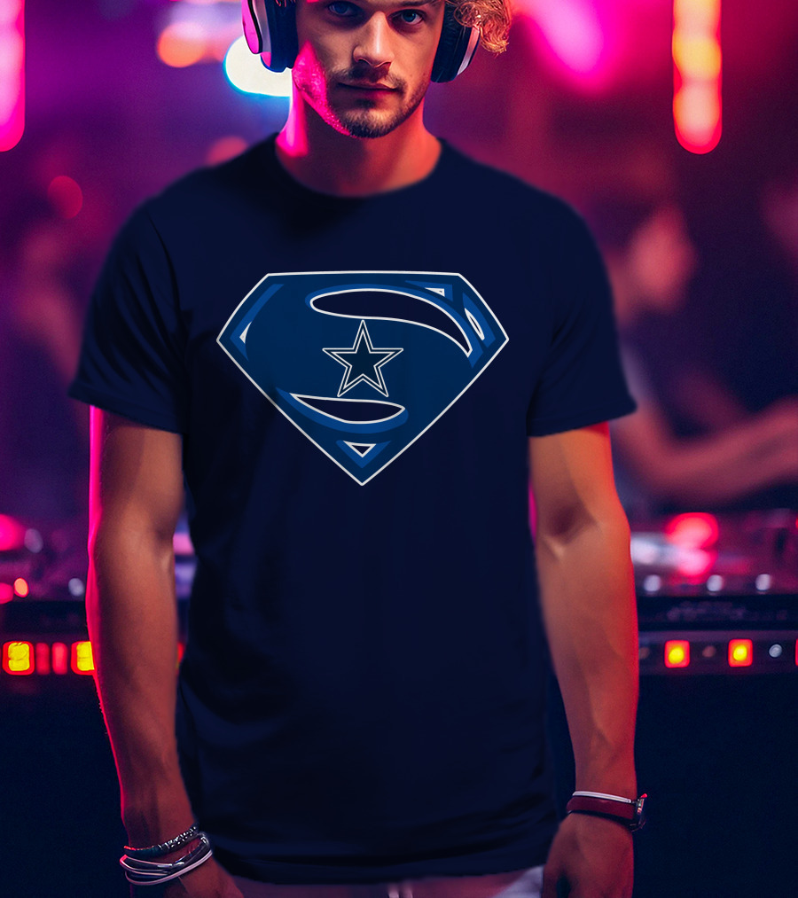 Cowboys Super Man Star Icon T-Shirt