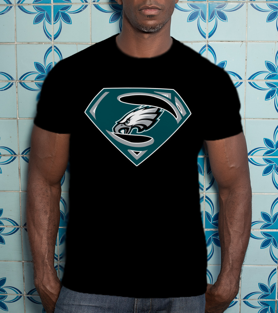 Philadelphia Eagles Super Man T-Shirt