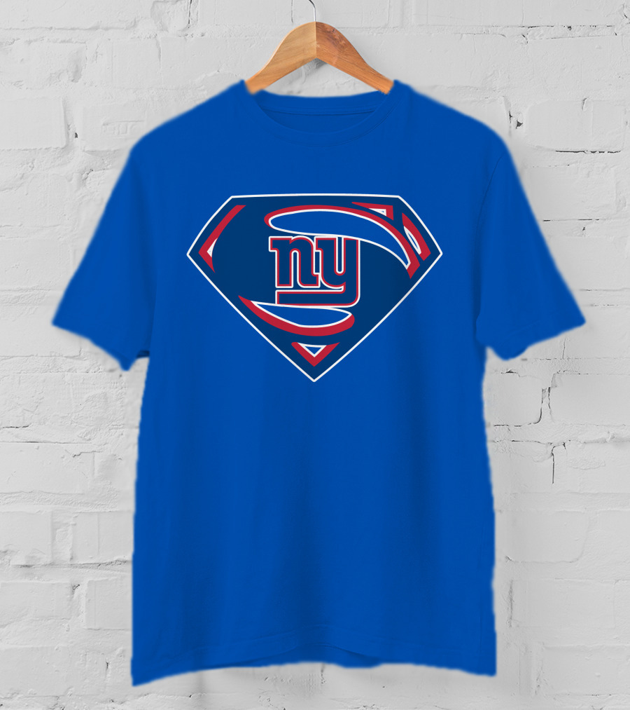 New York Giants Super Man T-Shirt