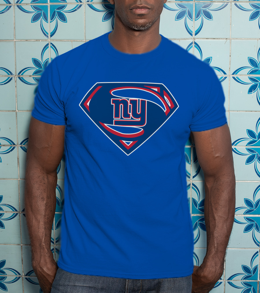 New York Giants Super Man T-Shirt